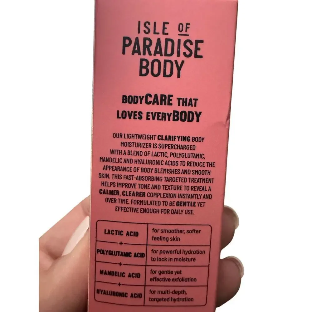 NWT Isle Of Paradise Body Moisturizer 0.67fl oz